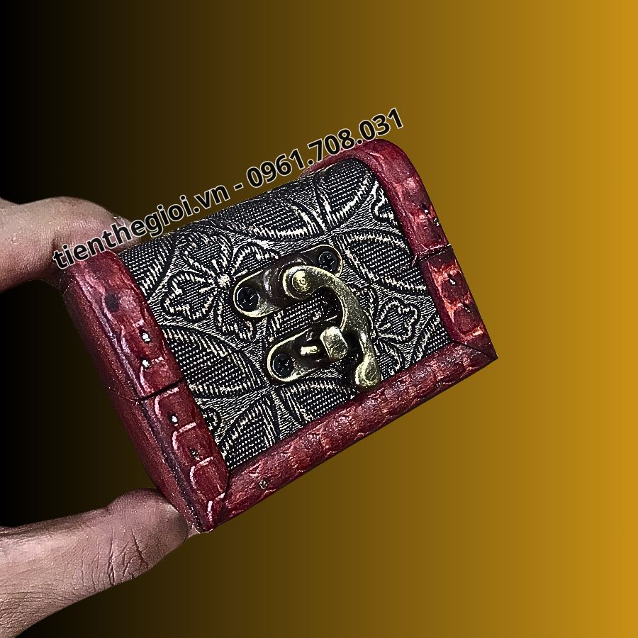 Hộp Rương Đựng Xu Mini Decor, Trang Sức Thủ Công